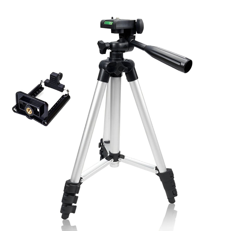 Pack Of 03 3.5 Feet Adjustable Tripod Stand for Mobile Phones