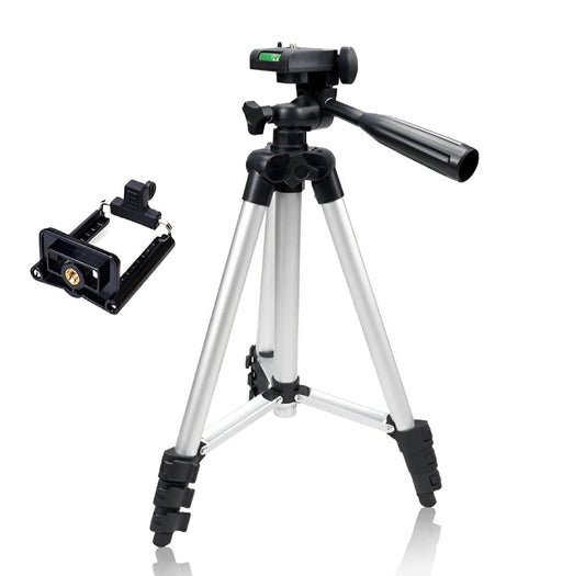 Pack Of 03 3.5 Feet Adjustable Tripod Stand for Mobile Phones