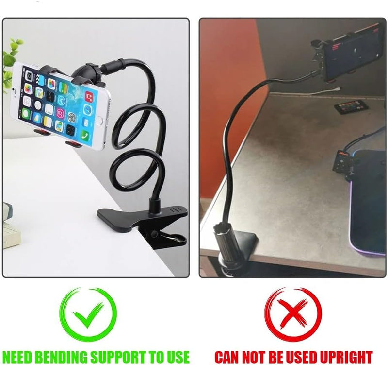Flexible Snake Mobile Stand – Adjustable Lazy Phone Holder for Desk