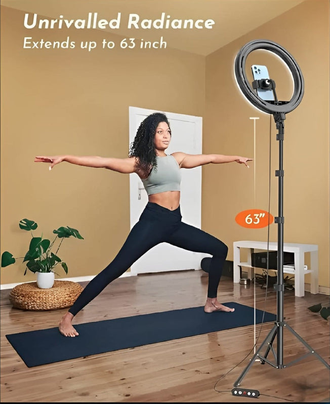 26CMHolder LED Ring Light with Mobile